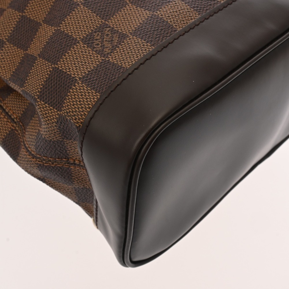 LOUIS VUITTON Authentic Brown Damier Canvas Backpack - Picture 6 of 11